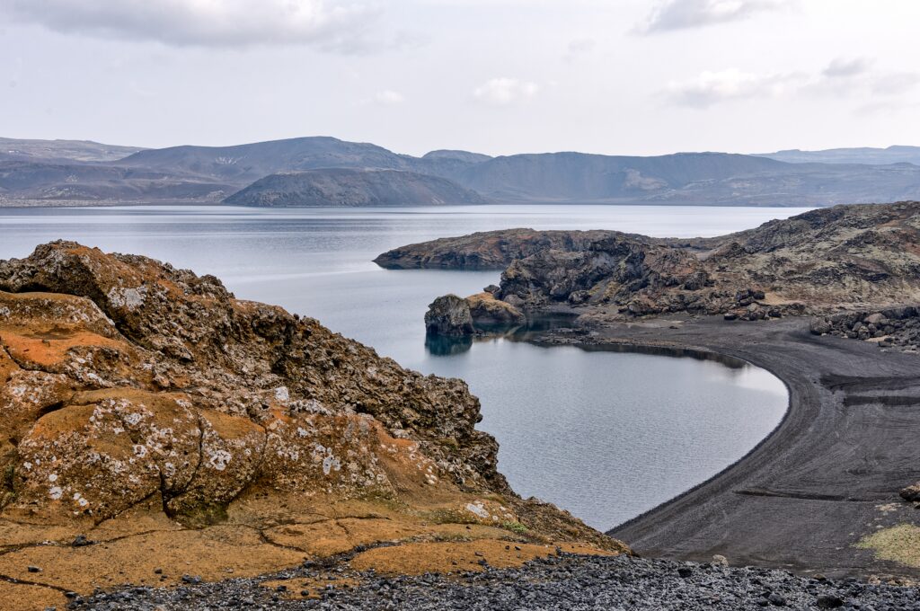 View,Of,Lake,Kleifarvatn,Near,Reykjavik,In,Iceland